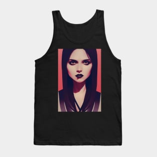 Goth Schoolgirl Tank Top